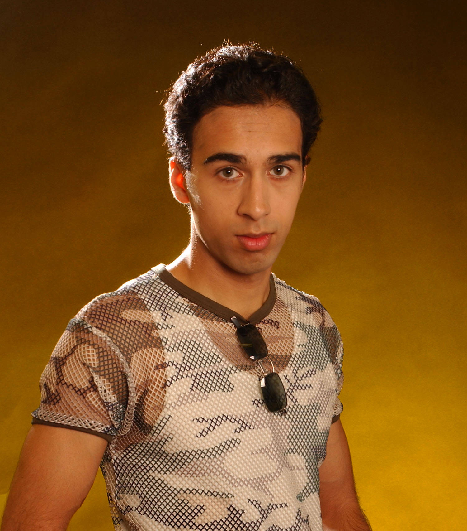 studio shot of male actor. taken for promotional portfolio by photographer mike kelly  