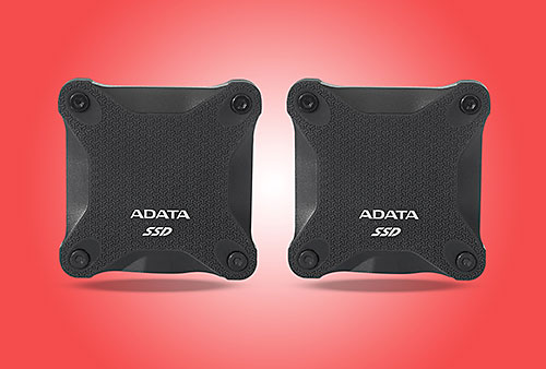studio product image of portable hard drives. image produced by  picturepress Birmigham studios UK