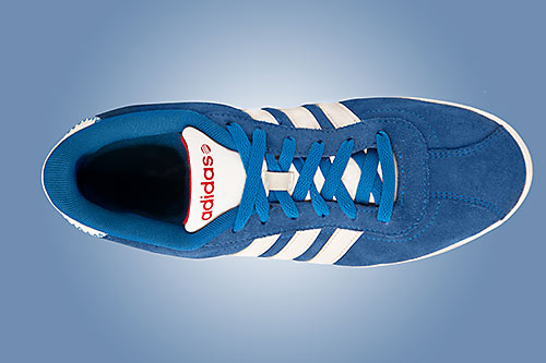 studio product shot of adidas trainer. Image produced by  picturepress photography studio Birmingham UK