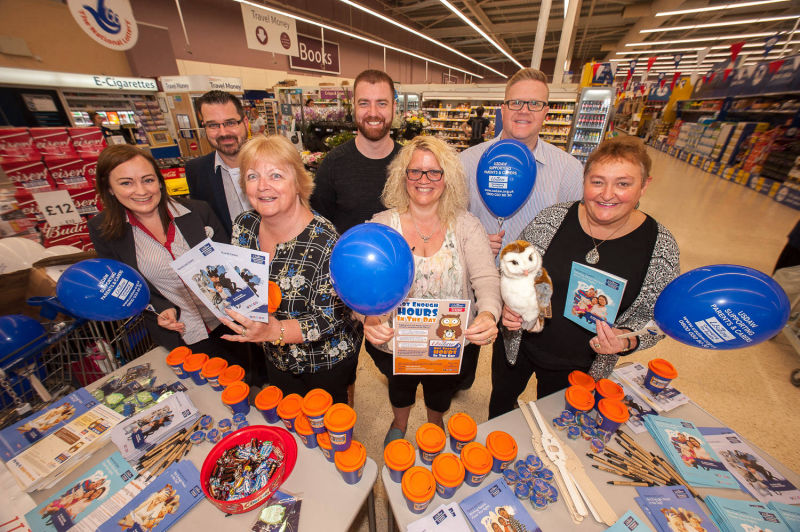 usdaw event at tescos store in Kidderminster