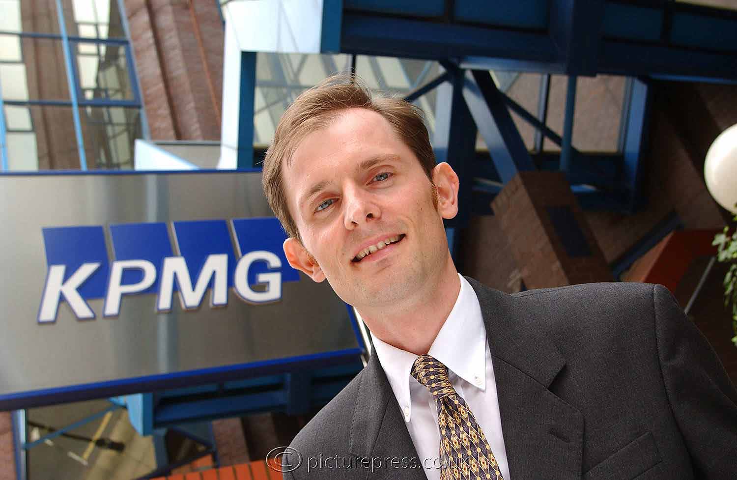 executive portrait kpmg at an event in Birmingham